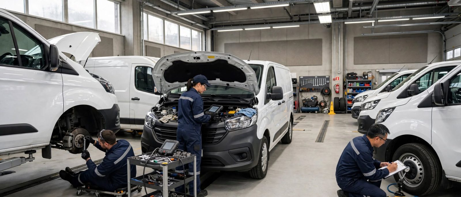 Fleet vehicle maintenance and care service